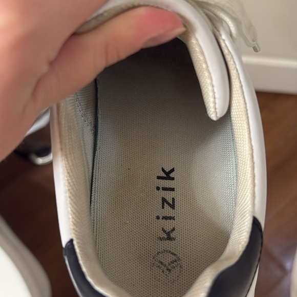 Tory Burch Leather Classic White Lace-Up Sneakers Size 8.5 - Picture 6 of 8